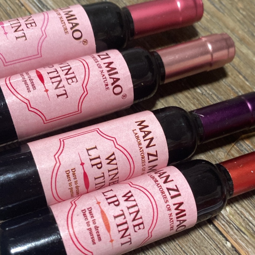4 pc Wine Lip Tint Set